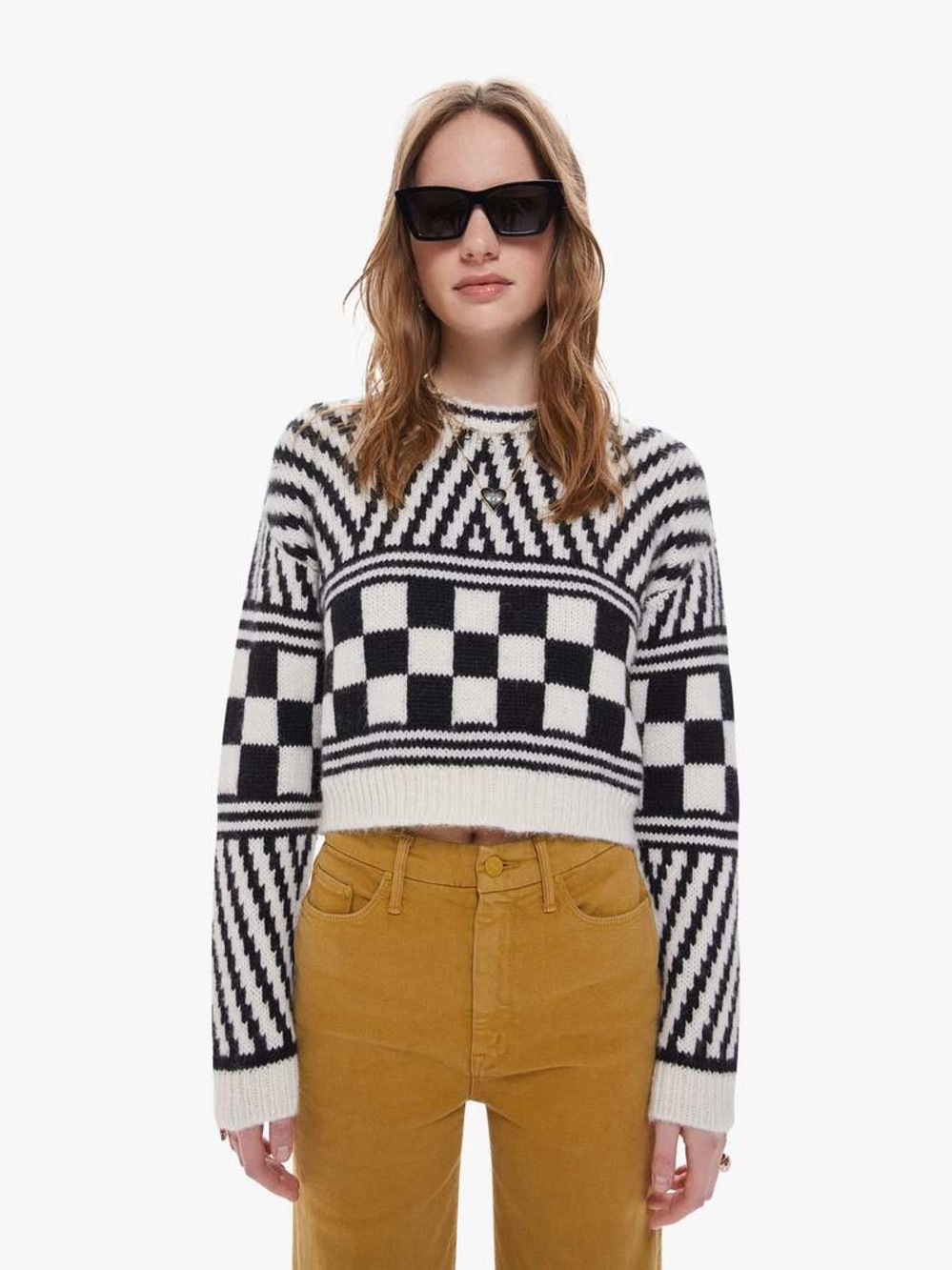 Mother Denim Itsy Crop Jumper Sweater